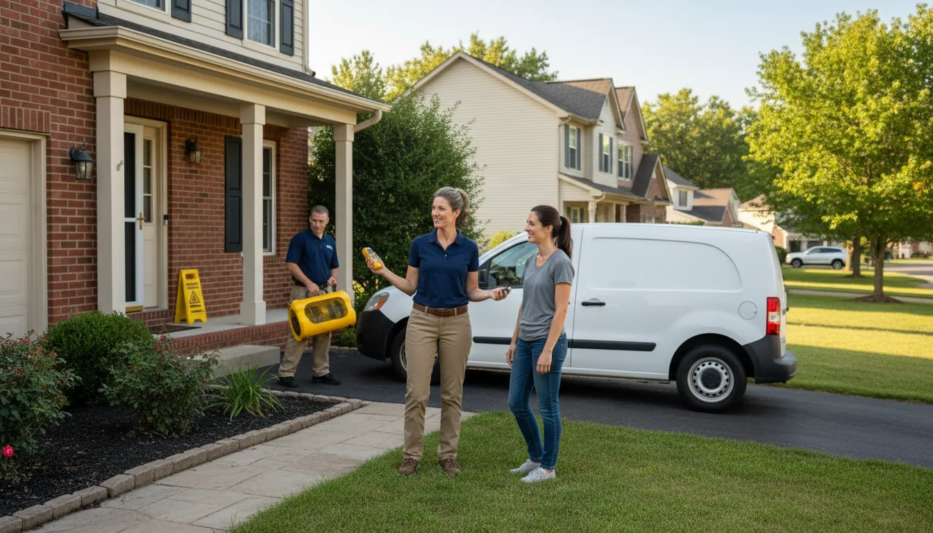Water restoration image for Dehumidification And Cleanup Services in Portage, UT